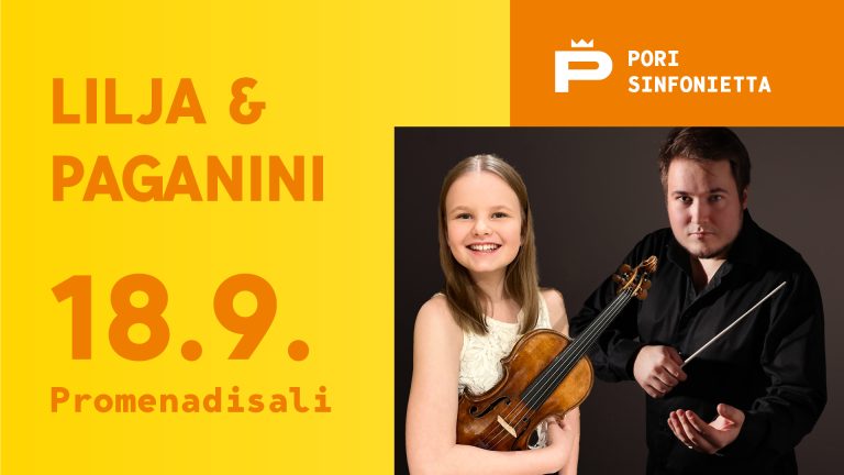 Mainoskuva Lilja & Paganini konsertista